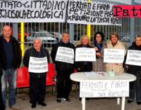 TORREGROTTA – ”Ridateci l’Isola Ecologica”. Sit-in di protesta