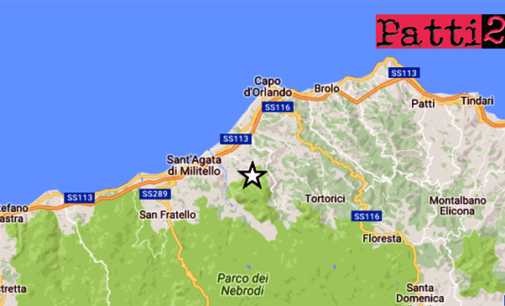 NEBRODI – Lieve sisma di magnitudo ML 3.2,  ad una profondità di appena 6 km con epicentro a 2 Km da Alcara Li Fusi