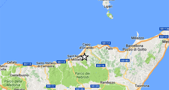 NEBRODI – Lieve sisma di magnitudo ML 2.7, ipocentro ad appena 6 km con epicentro a 3 Km da Alcara li Fusi e Longi