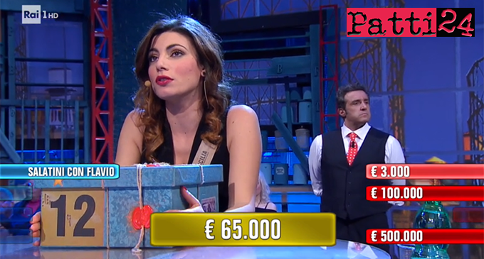 BARCELLONA P.G. – Stasera, la barcellonese Simona Genovese ad “Affari Tuoi” di Rai1 vince 65.000 euro