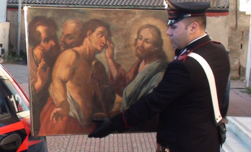 MESSINA – Opere d’arte rinvenute in un appartamento.  64enne deferito all’Autorità Giudiziaria di Reggio Calabria