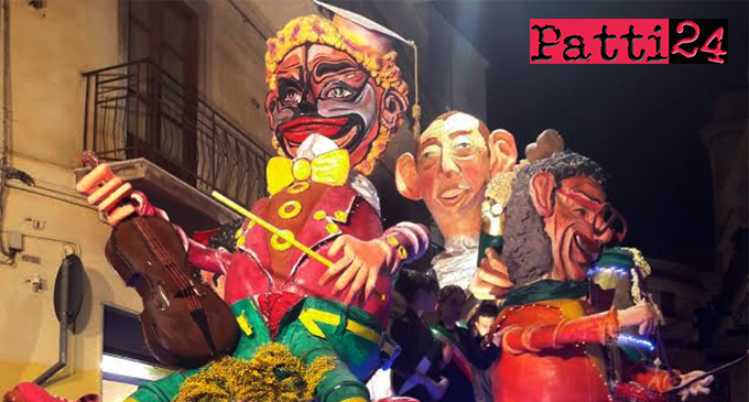 PATTI – Gran carnevale storico pattese. Gioia, coriandoli, costumi e l’allegria della folla