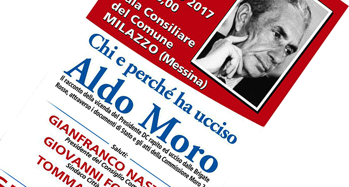 MILAZZO – Venerdì 31, convegno sulla figura di Aldo Moro
