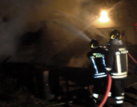 PACE DEL MELA – Incendio nella notte in una proprietà di un deposito metalmeccanico