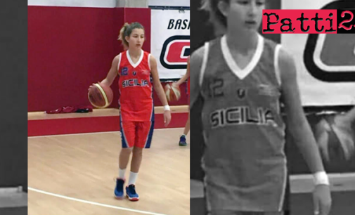 PATTI – Sara Sciammetta, 15 anni, dell’Alma Basket Patti convocata per un raduno della Nazionale italiana under 15