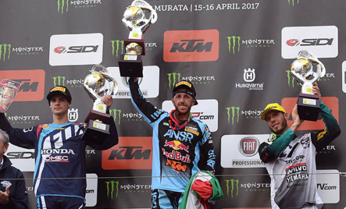 PATTI – Tony Cairoli regala una prestazione da incorniciare alla quinta prova del Mondiale di motocross MxGp