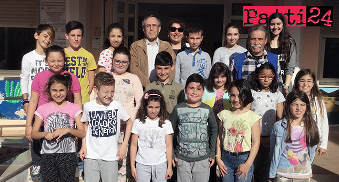 PATTI – La scuola media “Pirandello” ha ospitato il corso di pittura, promosso dalla Società di Storia Patria