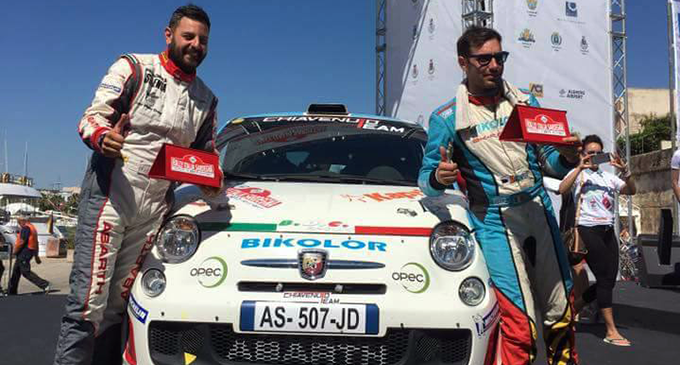 PATTI – Storica presenza al “Rally Italia Sardegna 2017” del pattese Luigi Aliberto