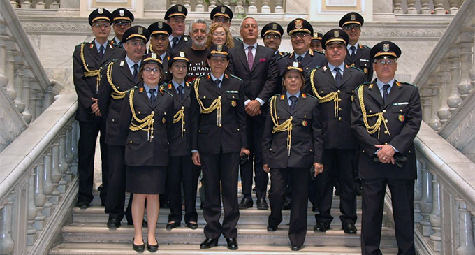 MESSINA – Conferiti i gradi alla Polizia Metropolitana