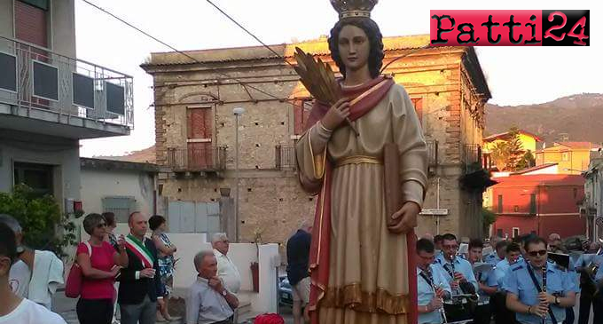 PATTI – La festa in onore di Santa Febronia a Case Nuove Russo e Malluzzo