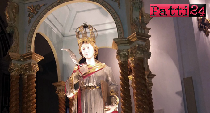 PATTI – Porre l’effigie di Santa Febronia sulla vara è stato il primo “atto ufficiale” dei festeggiamenti esterni in onore della patrona