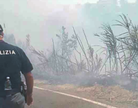 MESSINA – Fiamme sulle colline di Fondo Fucile. Minorenni i responsabili bloccati dalla Polizia