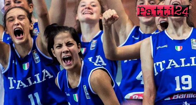 PATTI – Campionato Europeo di basket under 16. Beatrice Stroscio e la Nazionale Italiana in semifinale