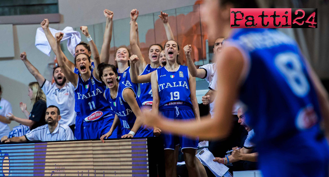 PATTI – Europeo under 16 basket femminile. Con il contributo della pattese Beatrice Stroscio l’Italia ha battuto la Lettonia 48-42, conquistando il terzo posto