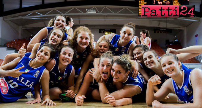 PATTI – Europeo under 16 basket femminile. Per la pattese Beatrice Stroscio e la Nazionale il sogno si infrange dopo una sfida durissima che non ha scalfito l’orgoglio