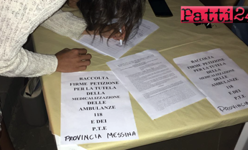 MESSINA – SNAMI e UGL Sanità: ”mancato patrocinio del Comune di Messina per l’evento di raccolta firme contro il depotenziamento del 118”
