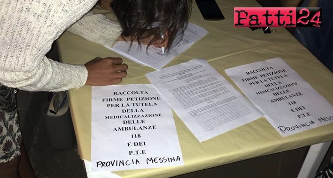 MESSINA – SNAMI e UGL Sanità: ”mancato patrocinio del Comune di Messina per l’evento di raccolta firme contro il depotenziamento del 118”