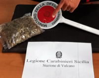 VULCANO – Rinvenuti 220 grammi di marjuana. Arrestato 26enne per detenzione ai fini di spaccio di sostanza stupefacente