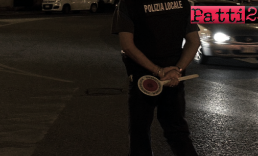 MILAZZO – Impiego notturno del personale di Polizia Locale per controllo del territorio e della viabilità