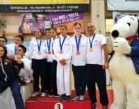 PATTI – Il pattese Federico Mosca sul podio con la squadra siciliana al 4° trofeo CONI Kinder +Sport
