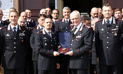 MESSINA – Il Comandante Generale dei Carabinieri, Gen. C.A. Tullio DEL SETTE al Nucleo Carabinieri Subacquei di Messina