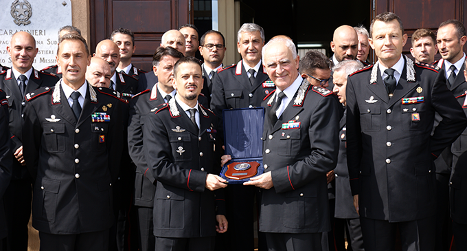 MESSINA – Il Comandante Generale dei Carabinieri, Gen. C.A. Tullio DEL SETTE al Nucleo Carabinieri Subacquei di Messina