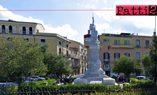 PATTI – Intervento pulizia in Piazza Marconi area circostante monumento ai caduti.