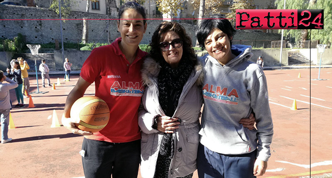 PATTI – Attraverso la scuola, i valori dello sport. Si consolida sempre piu’ il rapporto di collaborazione tra L’Alma Basket Patti e le scuole “Pirandello”e ” Radice”