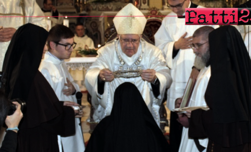 MESSINA – Montevergine, celebrato rito di Professione perpetua dei voti solenni di giovane clarissa dell’Ordine “Sorelle povere di S. Chiara”
