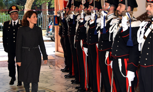 MESSINA – Il Prefetto Francesca Ferrandino saluta l’Arma di Messina