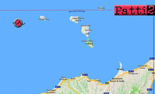 EOLIE – Alle 12:22:05 è stato registrato un lieve sisma di magnitudo 2.7 con epicentro in mare e ipocentro ad una profondità di 12 km