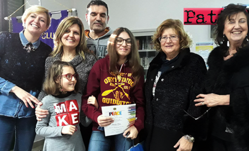 PATTI – “Un poster per la pace”. Vince Claudia Papa che riceverà anche una menzione a livello regionale