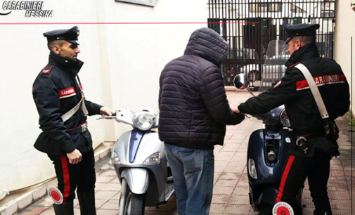 MESSINA – Bloccati dai Carabinieri  due incensurati con due ciclomotori rubati.