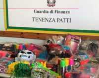 PATTI – Sequestrati oltre 1200 articoli carnevaleschi, maschere, bombolette,  spray, parrucche… non conformi rispetto agli standard di sicurezza