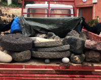 FILICUDI – Recuperati 35 reperti in pietra lavorata fra cui numerose macine, frantoi e fonti, ritenuti beni culturali è sottoposti a tutela. 6 denunciati
