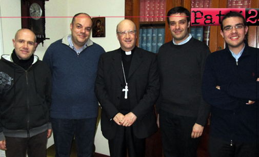 PATTI – Il 20 aprile il vescovo di Patti, mon. Giombanco istituirà nel Santuario di Tindari seminaristi nel ministero di Lettore e nel ministero di Accolito