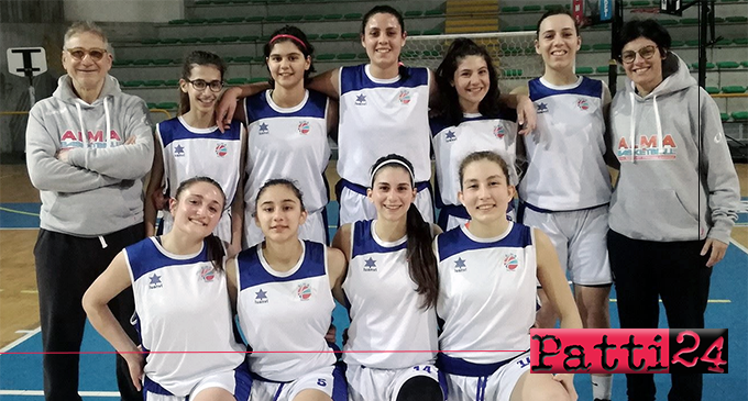 PATTI – Alma Basket Patti. Sfuma il titolo regionale under 16 di pallacanestro femminile