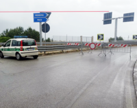 MESSINA – Panoramica dello Stretto, chiuso per rischio frana del costone un tratto della sede stradale tra Torrente Pace e Torrente Guardia