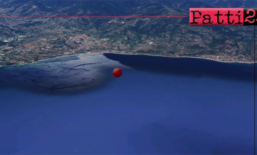 PATTI – Lieve evento sismico alle 10:16:23 di magnitudo ML 2.0 con epicentro in mare a 12 km da Patti e Gioiosa Marea e ipocentro a 6 km di profondità
