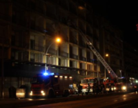 MESSINA – Incendio all’ex Hotel Riviera. Si temeva di trovare, profughi e immigrati
