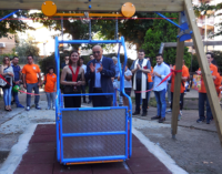 MILAZZO – Inaugurata l’altalena per disabili a villa Nastasi