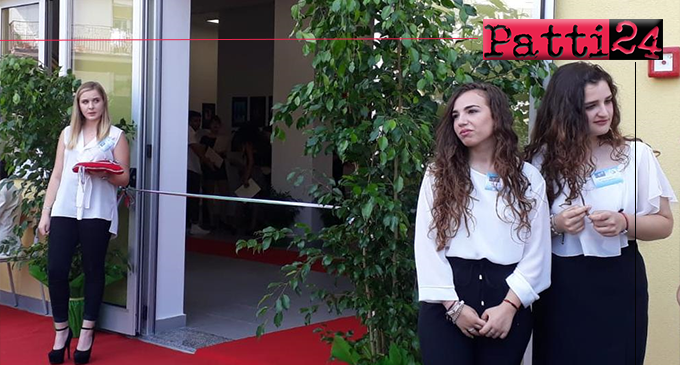 PATTI – Inaugurata la nuova sede del Liceo Scientifico di Patti. La nuova struttura è dotata di 20 aule