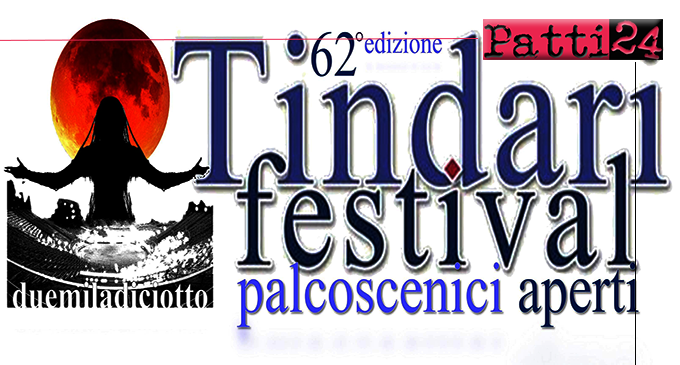 PATTI – 62ª edizione di ”Tindari Festival – Patti palcoscenico aperto”. Sabato la presentazione