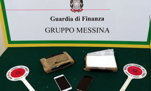 MESSINA – Corrieri della droga. Arrestati due giovani messinesi e sequestrati circa 2 chili e mezzo di cocaina ed una autovettura