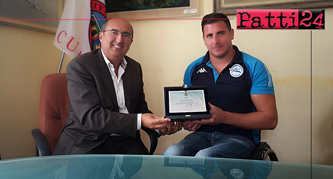 CAPO D’ORLANDO – Riconoscimento per il Campione del mondo di paracanoa Esteban Farias