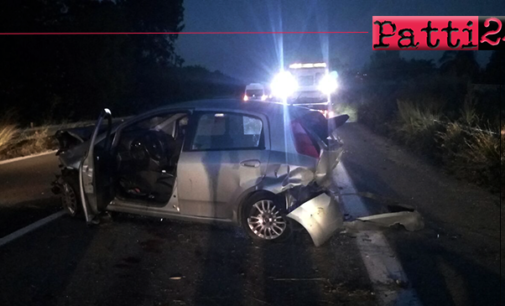 A20 – Grave incidente stradale tra Barcellona e Milazzo direzione Messina. Tre feriti