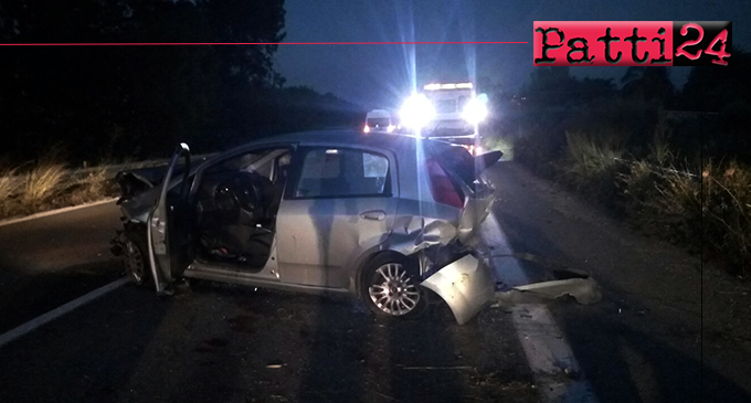 A20 – Grave incidente stradale tra Barcellona e Milazzo direzione Messina. Tre feriti