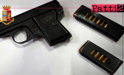 MESSINA – Aveva nascosto pistola e munizioni nel vano del controsoffitto della stanza dei figli. Arrestato 41enne
