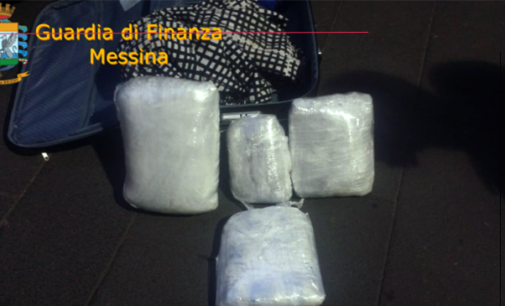 MESSINA – Sequestrati oltre 6 kg di marijuana presso gli imbarcaderi dei traghetti. 2 arresti