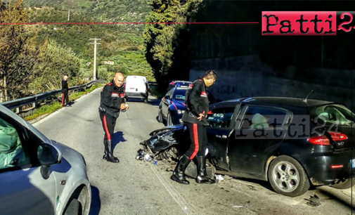 SAN PIERO PATTI – Incidente stradale lungo la SP 122. Coinvolte due autovetture